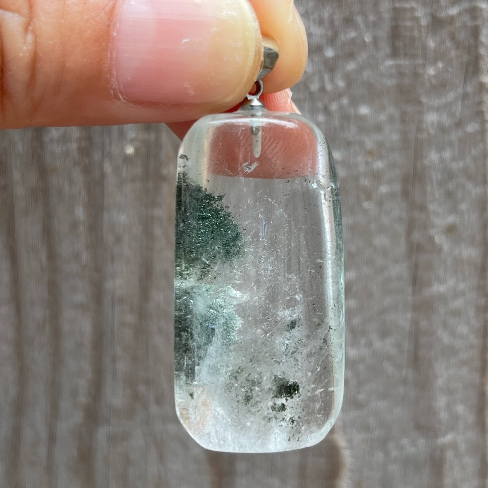 Stainless steel garden Quartz‎ pendant